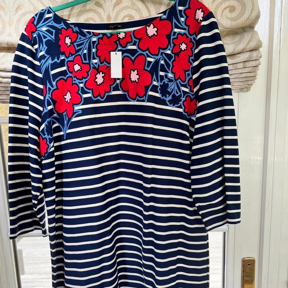 Talbot striped/floral dress